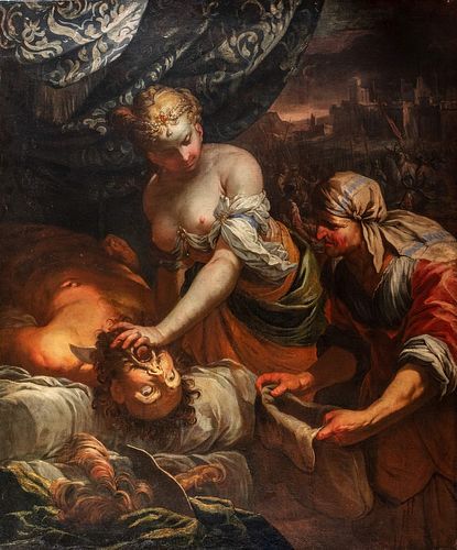 Scuola dell'Italia settentrionale, fine secolo XVI - inizi secolo XVII - Judith beheads Holofernes