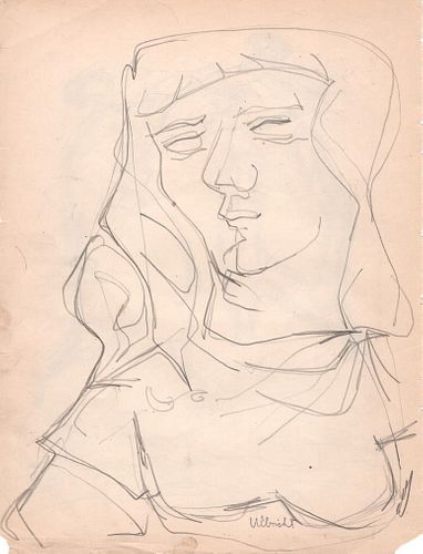 John Ulbricht - pencil on paper - c.1946 - Courtesy King Art