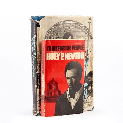Grp: 2 First Edition Huey P. Newton Novels - Revolutionary Suicide & To Die for the People