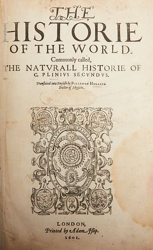 Pliny the Elder "Natural History" London 1601