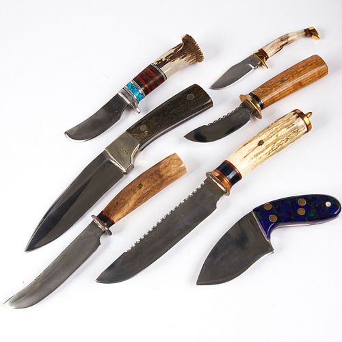 Grp: 7 Custom Knives - R.E. Molenaar & Rough Rider