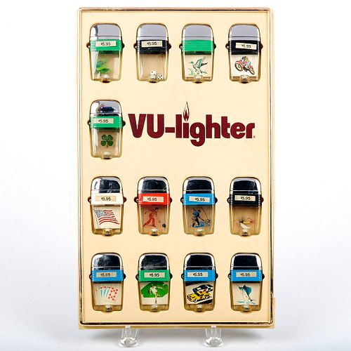Grp: 13 Lighters in VU Lighters Display Tray