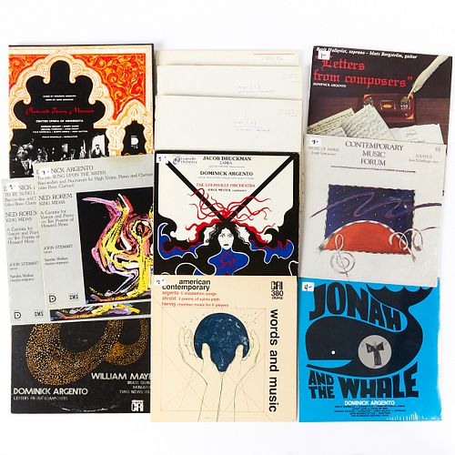 Grp: 12 Dominick Argento Vinyl Record Albums