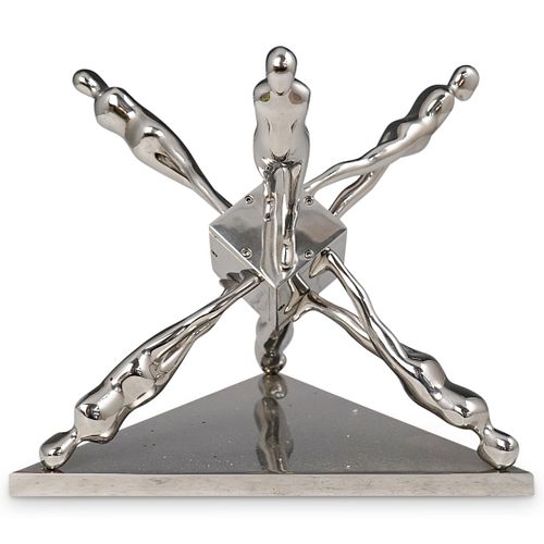 Ernest Trova "Walking Jackman" Chromed Steel Sculpture