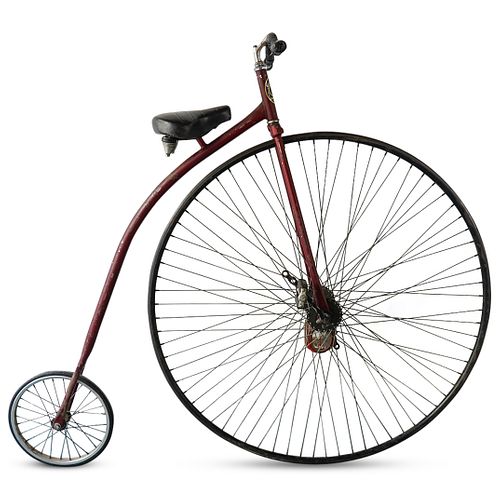 Antique "Boneshaker" Penny Farthing Bicycle