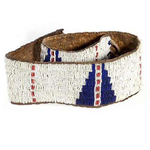 Native American Beaded Belt