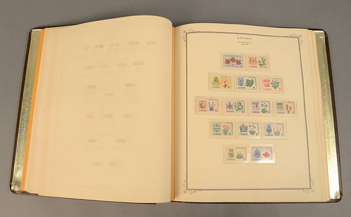 Canadian stamp album, 1859 - 1952.