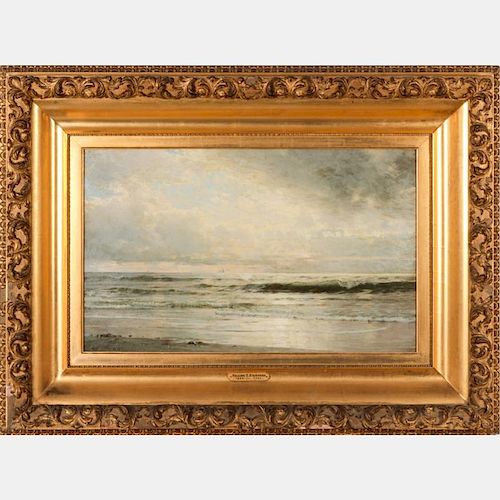 William Trost Richards (1833-1905) Seascape Oil on canvas