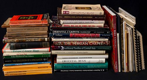 A COLLECTION OF REFERENCE BOOKS ON ORIENTAL RUGS