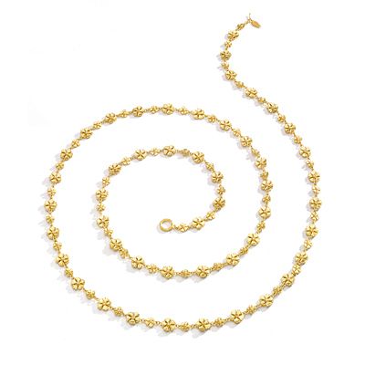 Mish Strawberry Flower Necklace, 18k Gold & Diamond
