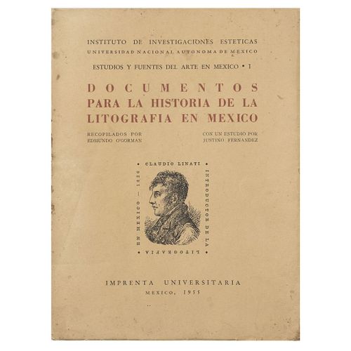 O´Gorman, Edmundo. Documentos para la Historia de la Litografía en México. México: Imprenta Universitaria, 1955.