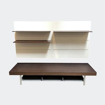 Pass Shelving Unit With Media Console