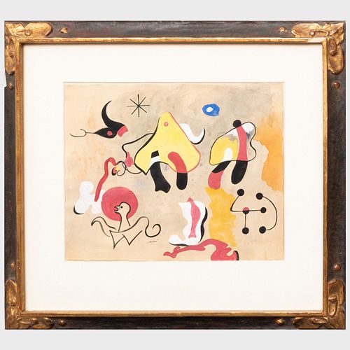 After Joan Miró (1893-1983): Composition