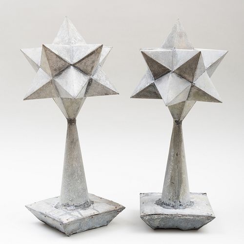 French TÃ´le Star Finials