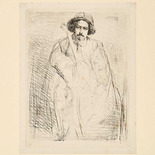 James A.M. Whistler, Thames Set etching #8, 1861