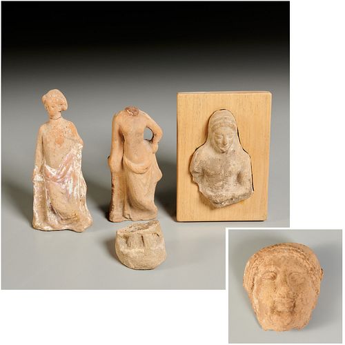 Ancient Greek female figures and fragments
