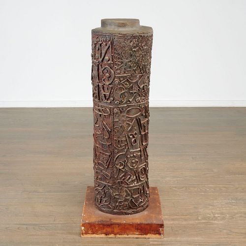 Leslie Thornton, mixed media floor sculpture