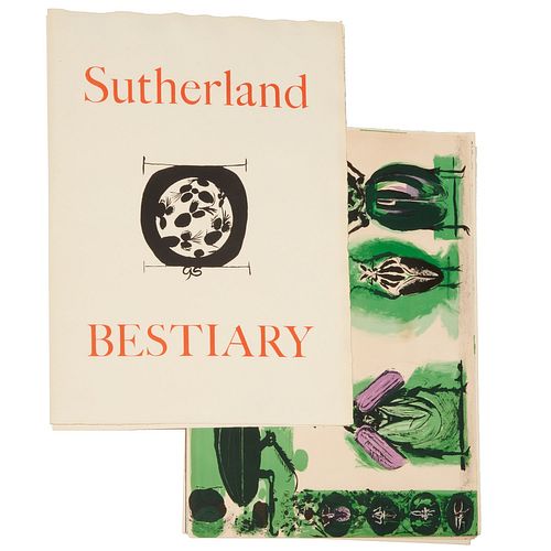 Graham Sutherland, portfolio (25) lithographs 1965