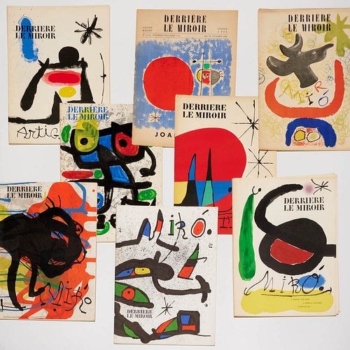 [Joan Miro] Derriere le Miroir (8) vols., 1 signed