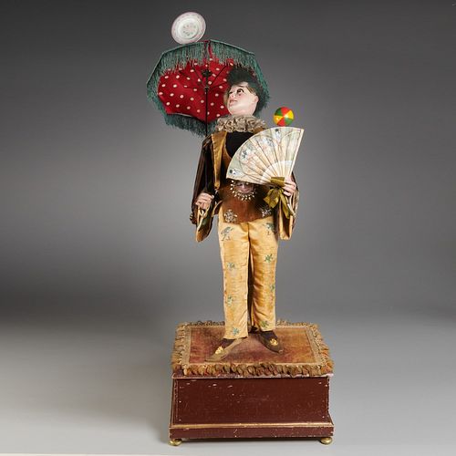Gustave Vichy large musical clown automaton