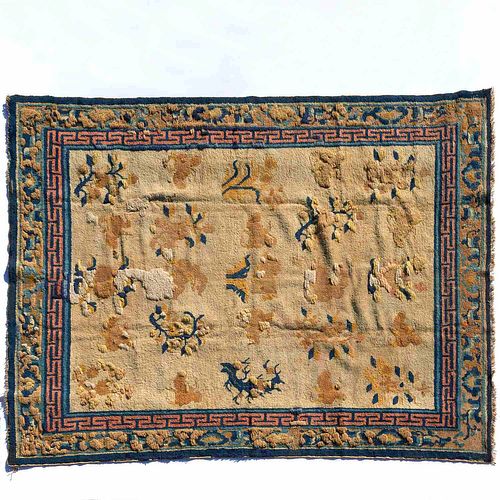 Antique Ningxia carpet