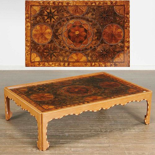 Dutch Baroque marquetry coffee table, ex Mallett