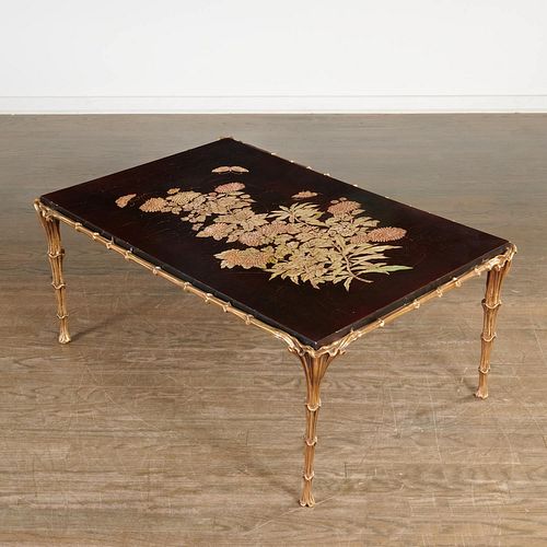 Atelier Midavaine, bronze & lacquer coffee table