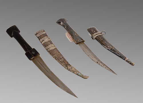 Lot of 2 19th century Turkish Ottoman Daggers. 