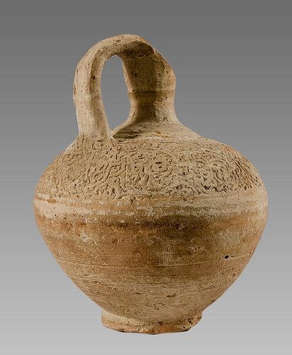 Islamic Seljuk Terracotta Jug c.10th-12th century AD. 