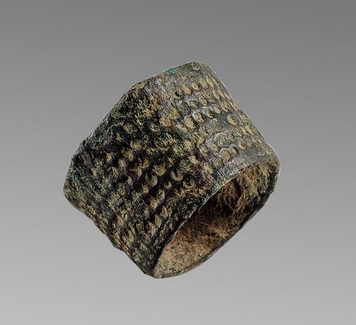 15th century English Open-Ended Thimble. 