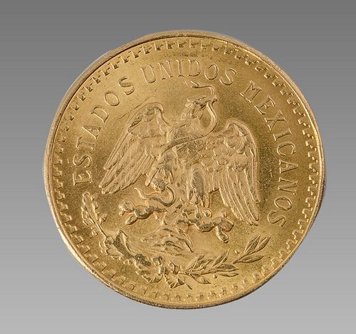 1947 Mexico Gold LIBERTAD 50 Pesos 1.4684 Oz. 
