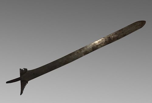 Indonesian Steel Sword probably 19th century. 