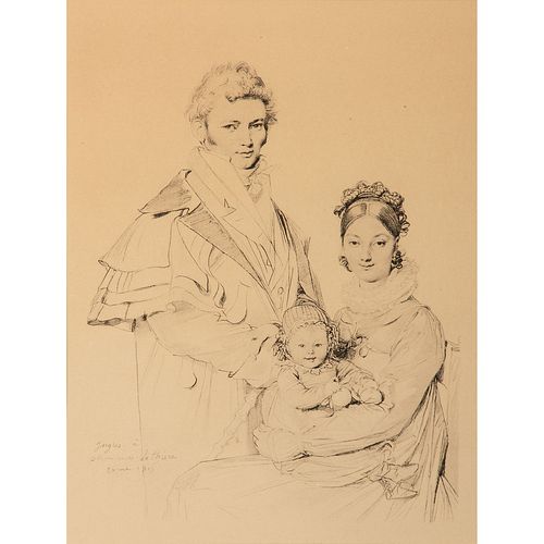 After Ingres, A Portrait of the Lethiere Family