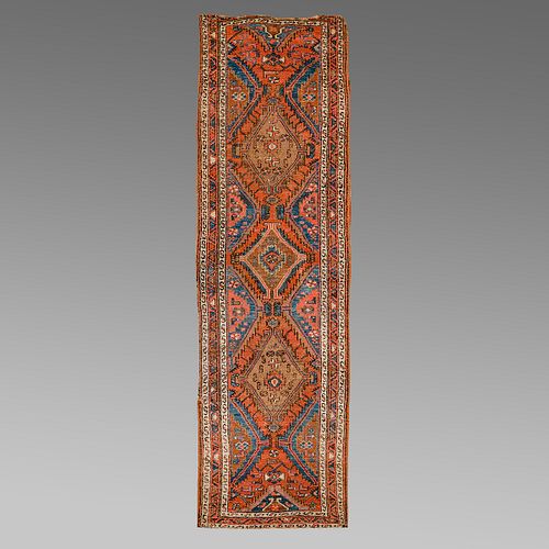 Antique Persian Runner Carpet.