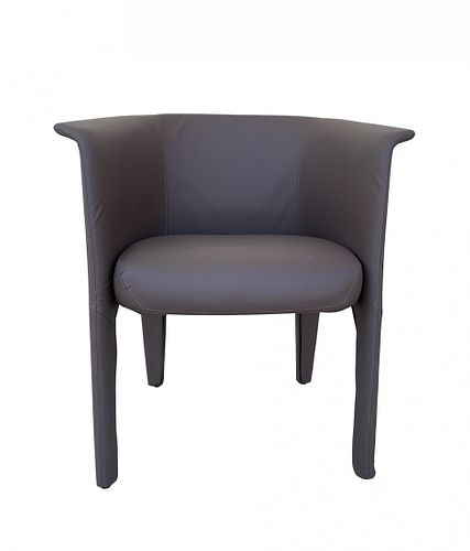 Italian Arm Chair in Faux Leather