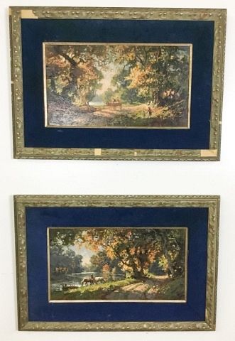 Pair of Giovanni Madonini Oil on Wood Panels