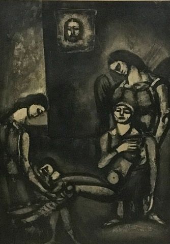 Georges Rouault Etching Plate 46 From Miserere