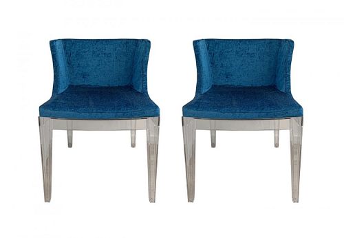 2  Mademoiselle Chairs By Philippe Starck For Kartell