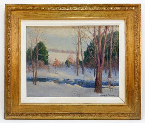 George Gardner Symons Winter Landscape Painting
