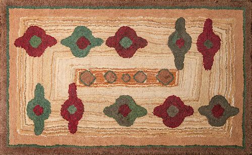 American Woolwork Carpet, Mounted