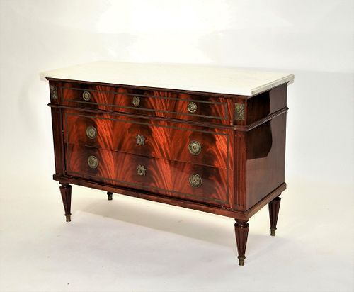 19C French Louis XVI Commode Dresser
