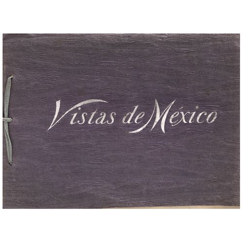 CHARLES B. WAITE, Recuerdo de México, Unsigned, Photoengravings, 5.1 x 7" (13.2 x 18 cm), Pieces: 16, bound
