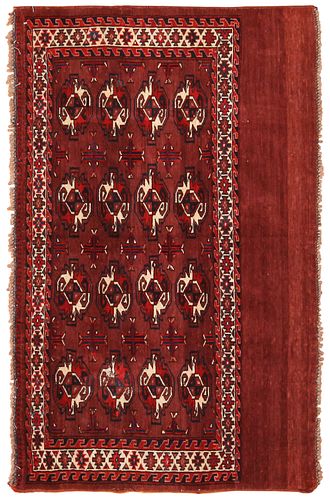 Antique Turkeman Yomud rug, Turkmenistan , 2 ft 6 in x 3 ft 9 in