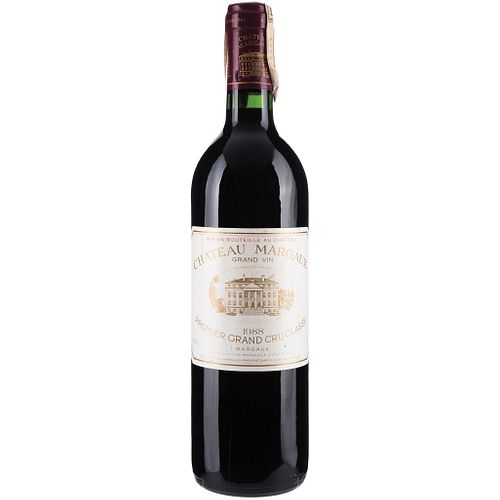 Château Margaux. Cosecha 1988. Grand Vin. Premier Grand Cru Classé. Margaux. Nivel: llenado alto.
