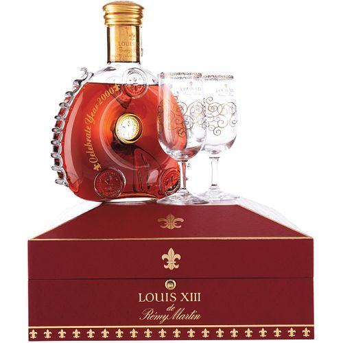 Rémy Martin. Louis XIII. Grande Champagne Cognac. Licorera de cristal de baccarat con tapón. Carafe no. BR 2913.