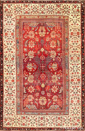 ANTIQUE INDIAN AGRA RUG, 6 ft x 8 ft 9 in
