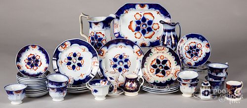 Group of Gaudy Welsh porcelain