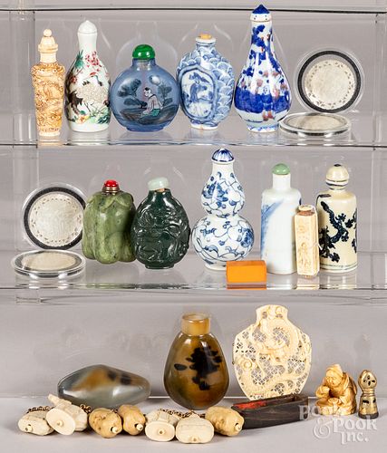 Chinese snuff bottles and accessories