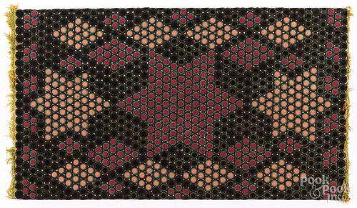Star penny rug