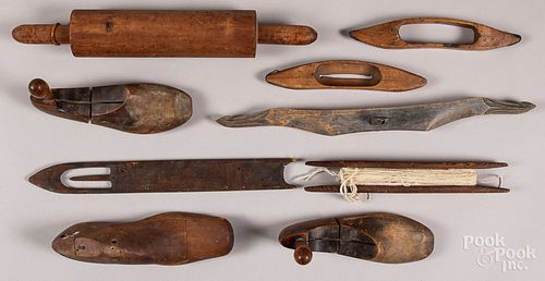 Group of woodenware